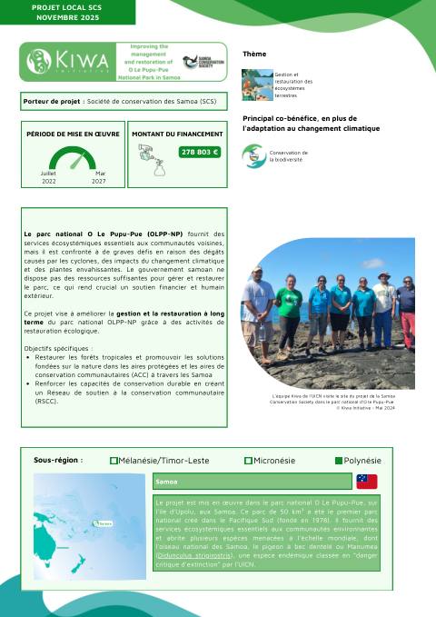 Initiative Kiwa - SCS