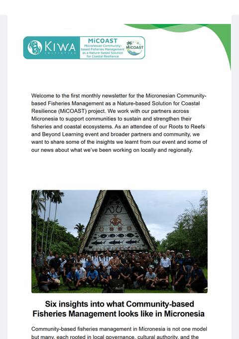 MiCOAST - Newsletter April 2026