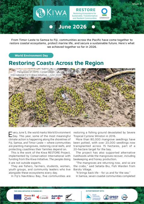 Kiwa RESTORE Newsletter - juillet 2026