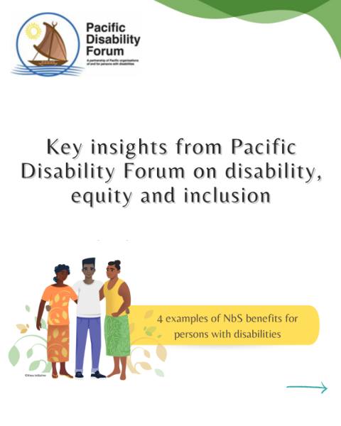 Key insights from Pacific Disability Forum on disability equity and inclusion