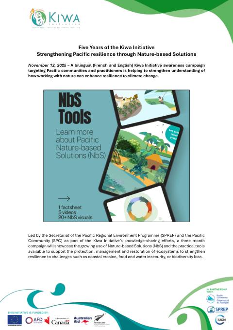 Webstory - Kiwa Initiative - Strengthening understanding of NbS