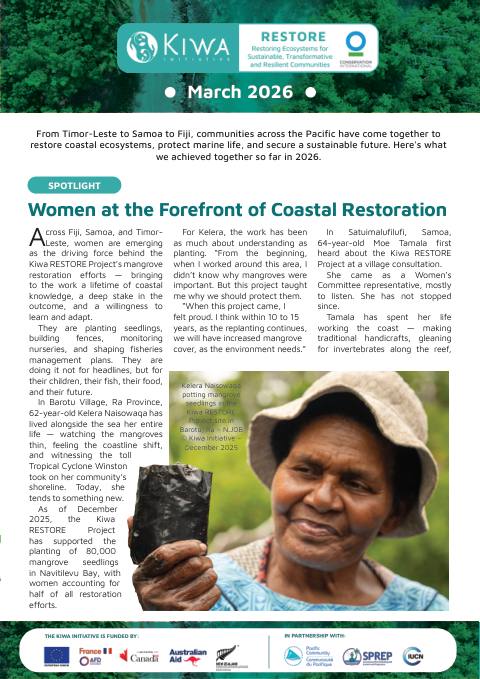 Kiwa RESTORE Newsletter - mars 2026