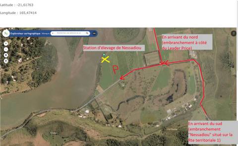 Image Plan d'accès projet PERENNE