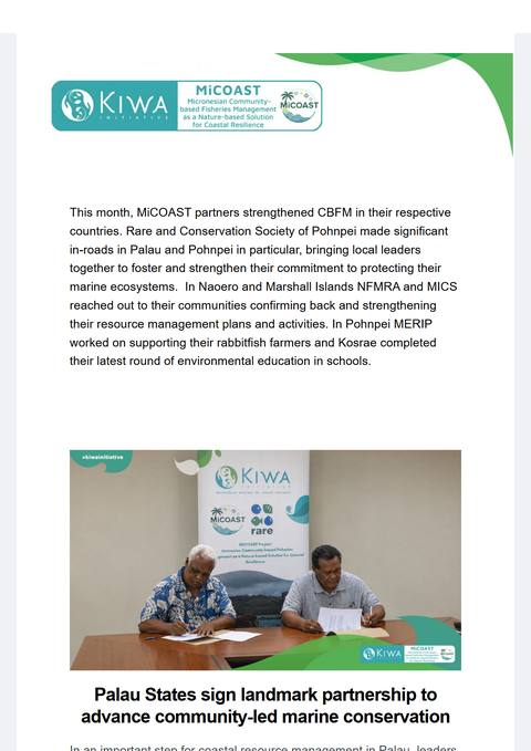 MiCOAST - Newsletter May 2026