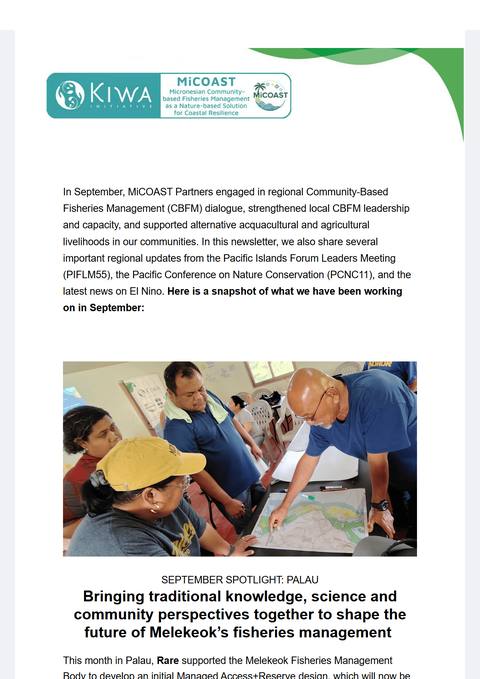 MiCOAST - Newsletter September 2026