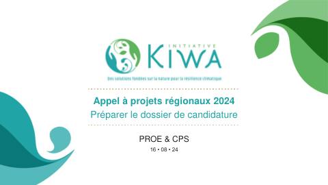 Documentation du webinaire pour préparer sa note de concept par la CPS et le PROE