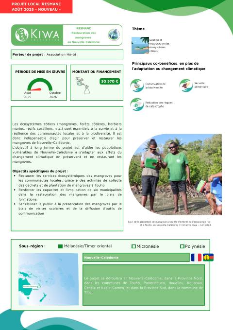 Initiative Kiwa - RESMANC